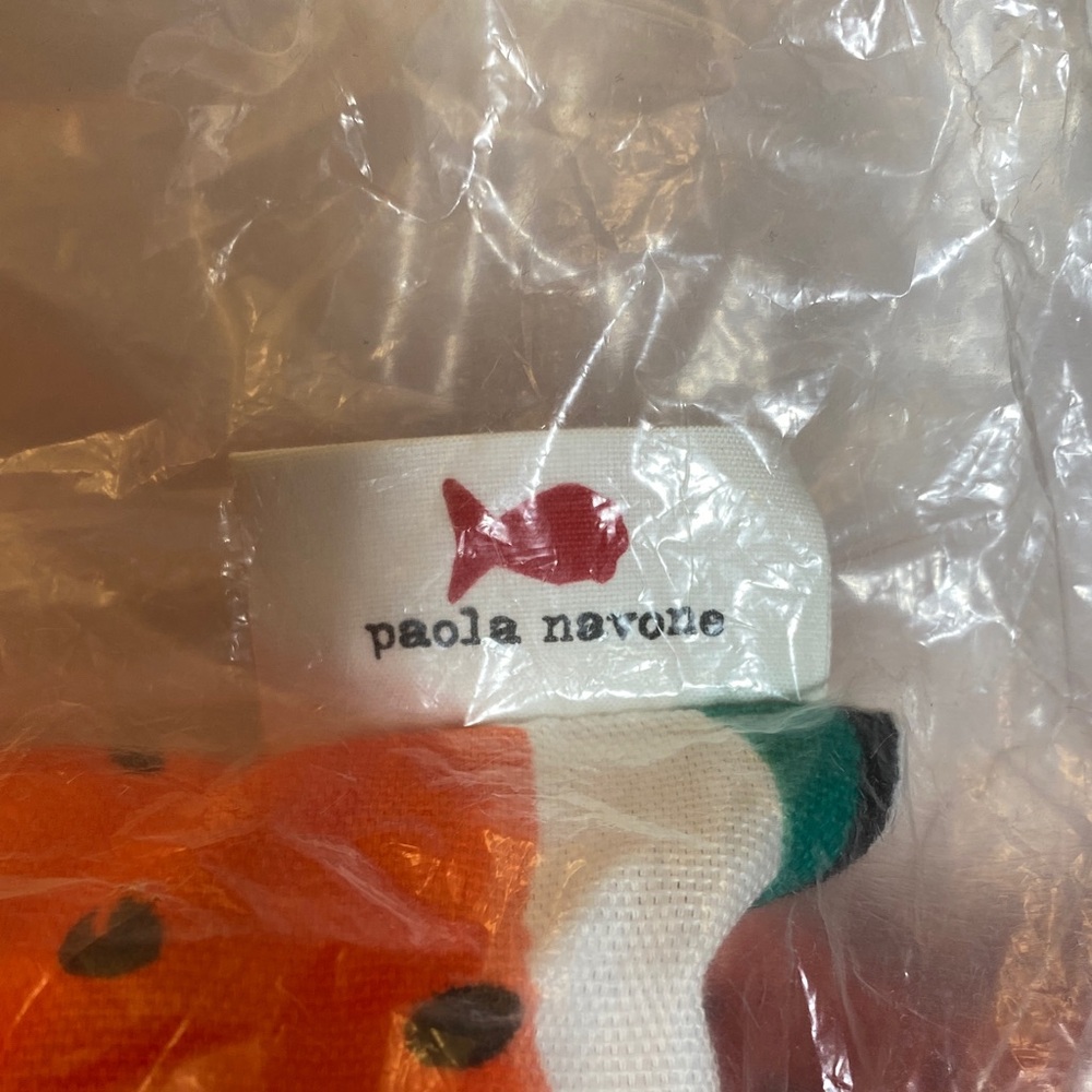 Vintage Crate & Barrel Watermelon Slice Outdoor Throw Pillows - NWT - Picture 4 of 5